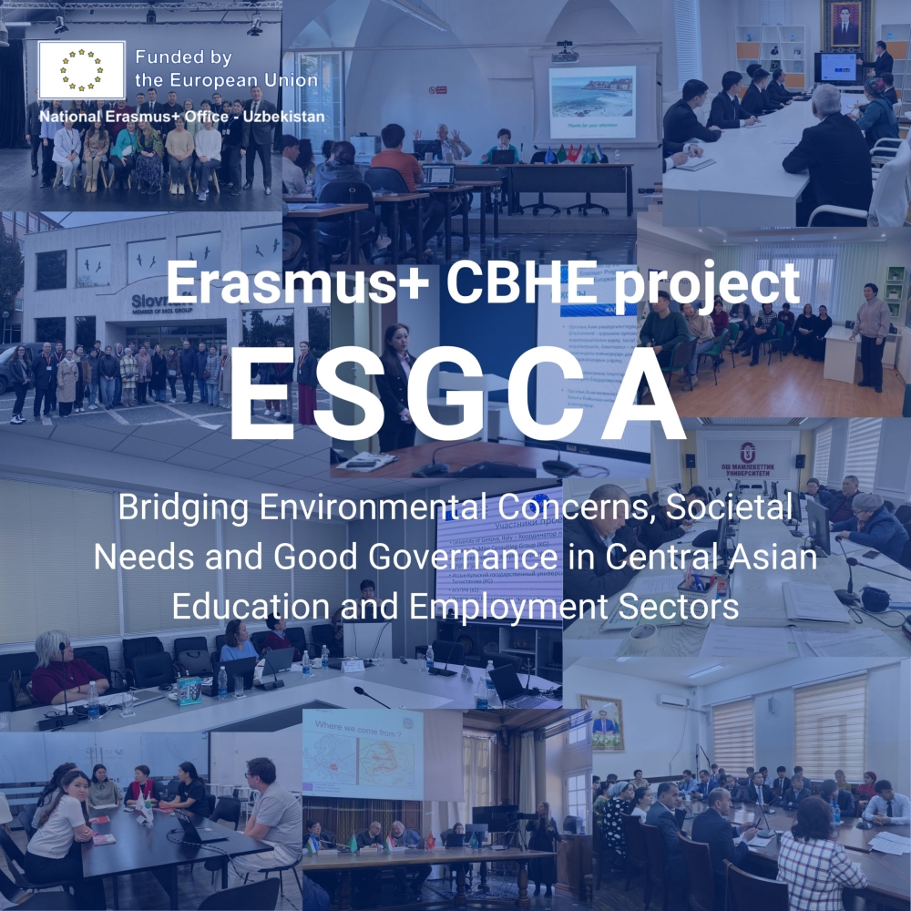 ESGCA: Markaziy Osiyoda ekologiya, jamiyat va boshqaruvni uyg‘unlashtirish sari