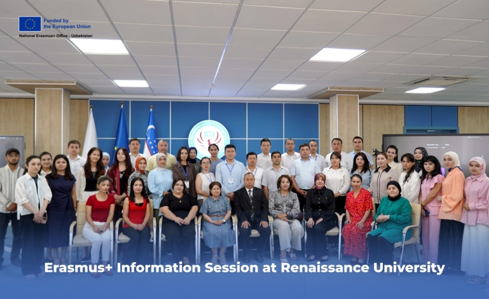 Renessans Universitetida Erasmus+ axborot sessiyasi bo‘lib o‘tdi