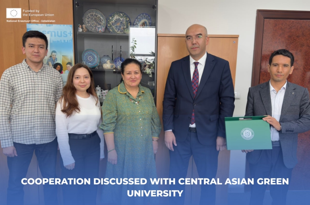 COOPERATION DISCUSSED WITH CENTRAL ASIAN GREEN UNIVERSITY