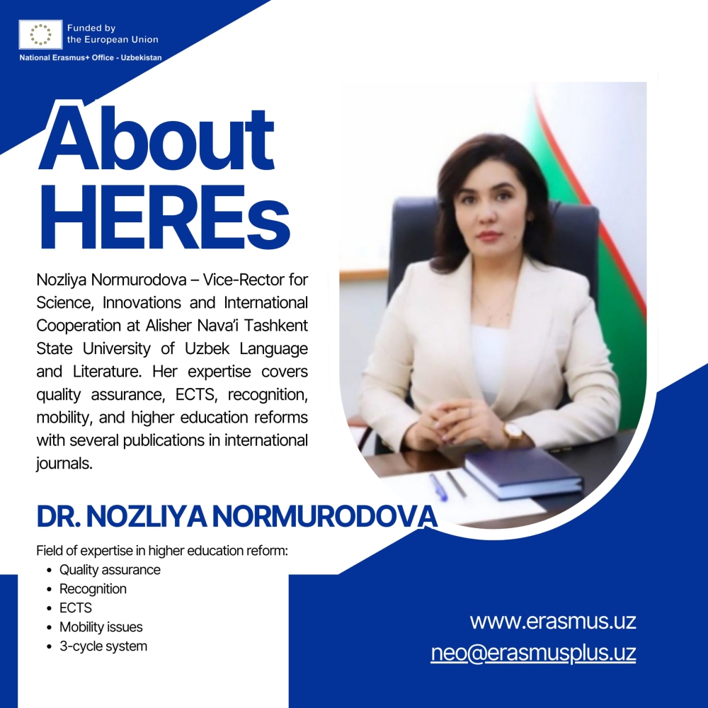 Meet the Expert: Dr. Nozliya Normurodova – Member of the HEREs Team in Uzbekistan