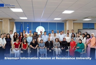 Renessans Universitetida Erasmus+ axborot sessiyasi bo‘lib o‘tdi