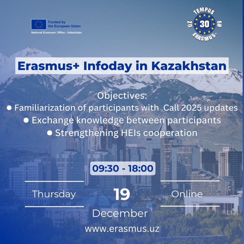 Erasmus+ National Information Day in Kazakhstan