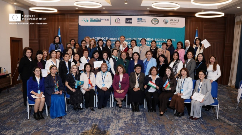 Participation of the National Erasmus+ Office at the SheSCIENCE 2025 Forum of Women Scientists in Central Asia