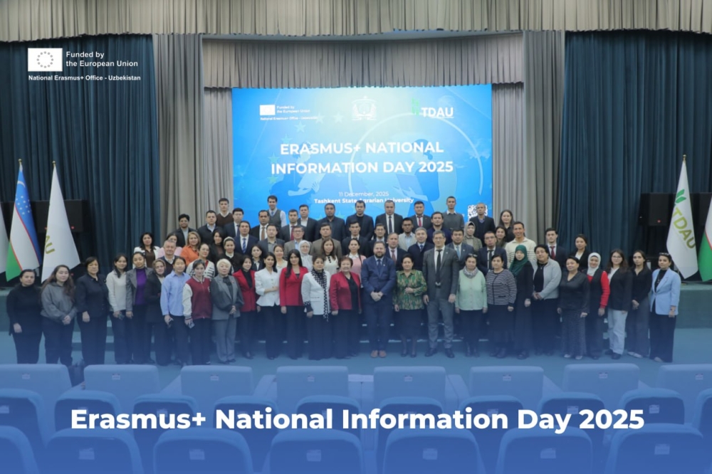 ERASMUS+ MILLIY AXBOROT KUNI 2025 MUVAFFAQIYATLI O‘TKAZILDI!