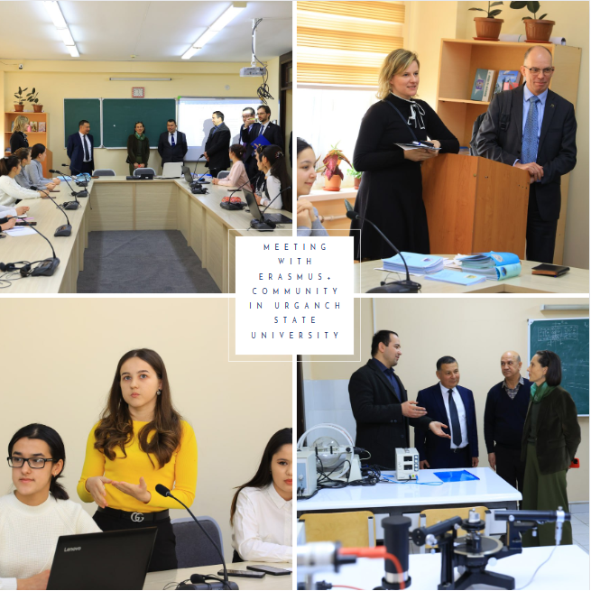 The delegation of the European Union in Uzbekistan visited the faculties of Foreign Philology, Physics and Mathematics