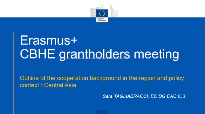 Erasmus+ Capacity Building in Higher Education (CBHE) Grant Holders Meeting 20–21 January 2026