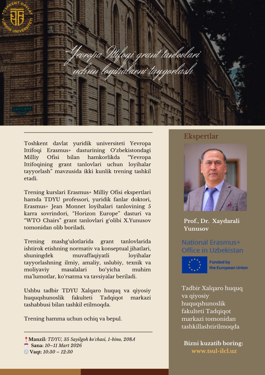 Training on Preparing Projects for EU Grant Competitions