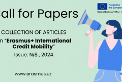 Call for Papers: International Credit Mobility №8, 2024