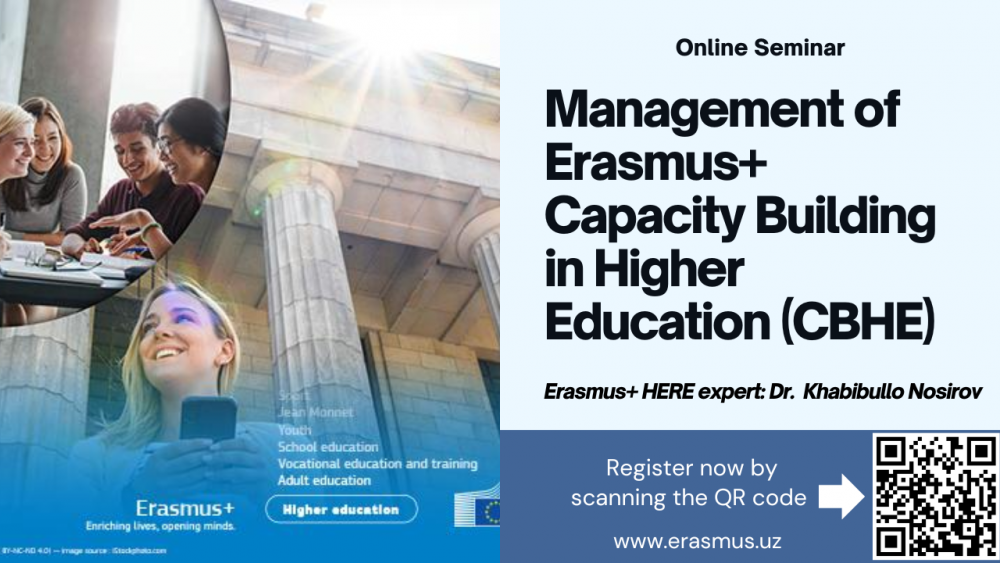 Management of   Erasmus+ Capacity Building in Higher  Education (CBHE)