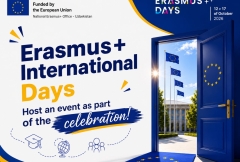 Universitetingiz Erasmus+ Xalqaro Kunlari 2026 doirasidagi tadbirga mezbonlik qilishga tayyormi?