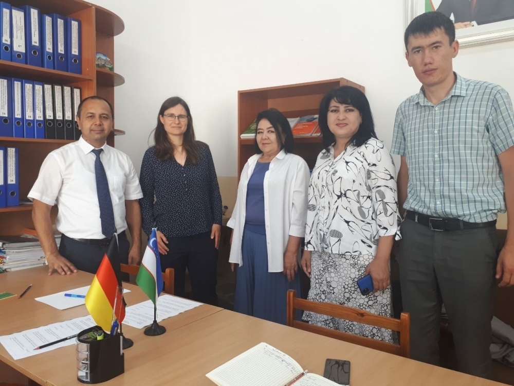 Julia Gerlach visited Tashkent State Transport University