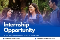 Internship Opportunity at the National Erasmus+ Office in Uzbekistan!