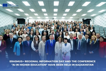 ERASMUS+ MINTAQAVIY AXBOROT KUNI VA “OLIY TA’LIMDA SUN’IY INTELLEKT” KONFERENSIYASI QOZOG‘ISTONDA BO‘LIB O‘TDI