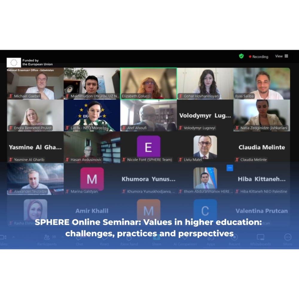 Values in Higher Education: Global Dialogue and Exchange of Experience
