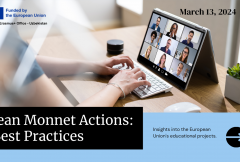 Information Session on "Jean Monnet Actions - Best practices in TSUE" (video)
