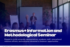 ERASMUS+ INFORMATION AND METHODOLOGICAL SEMINAR
