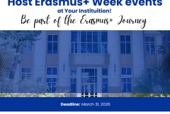 Opportunity to Host an Event during Erasmus+ Week 2026!