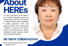 Ekspertlar bilan tanishing: Dr. Asiya Tureniyazova - O‘zbekistondagi HEREs jamoasi a'zosi