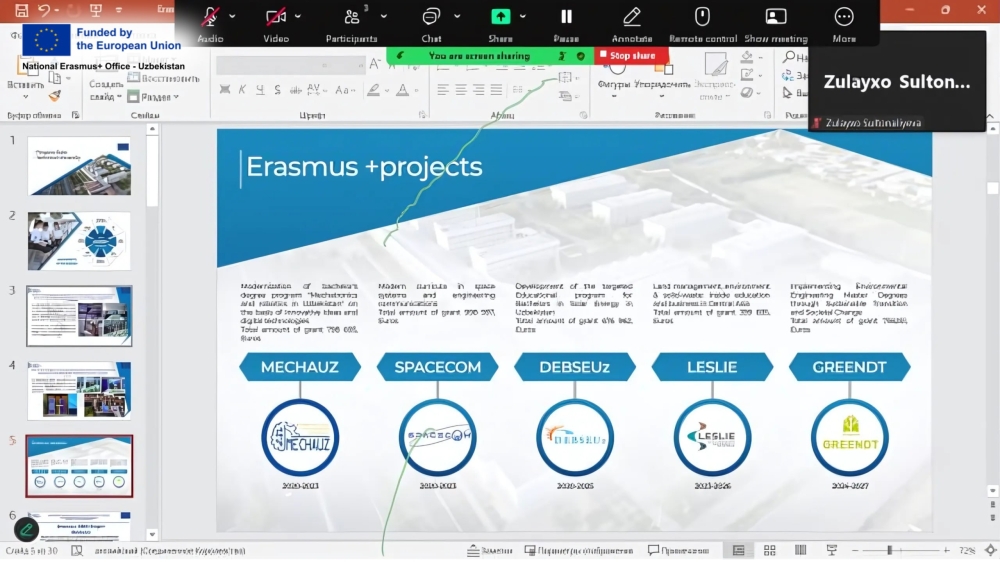 Erasmus+ CBHE Projects at Fergana State Technical University!