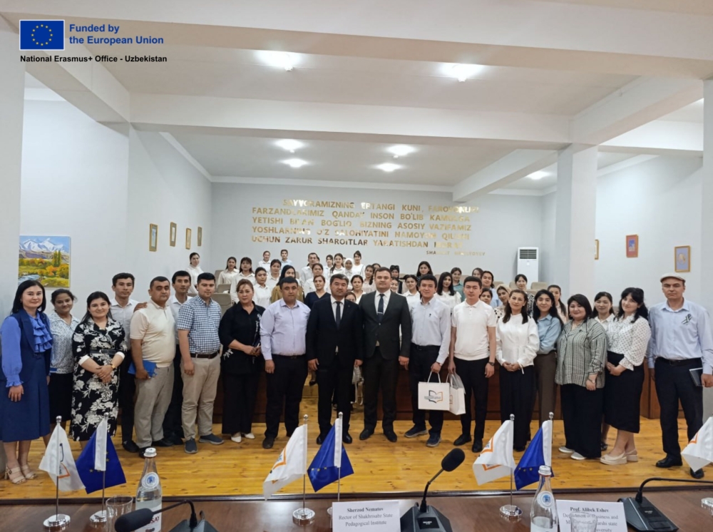 Erasmus+ imkoniyatlari sessiyasi Shahrisabz Davlat Pedagogika Institutida!
