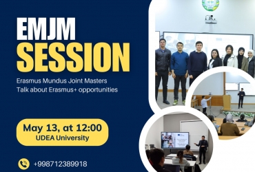 Erasmus Mundus Joint Masters (EMJM) session