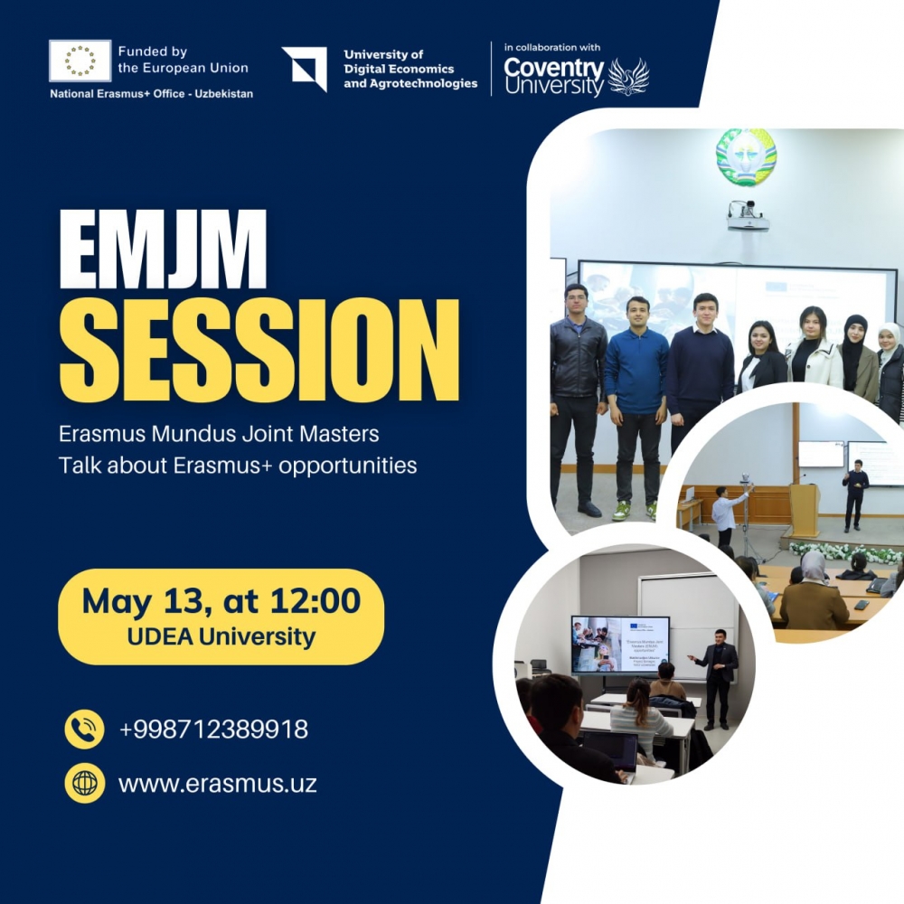 Erasmus Mundus Joint Masters (EMJM) session