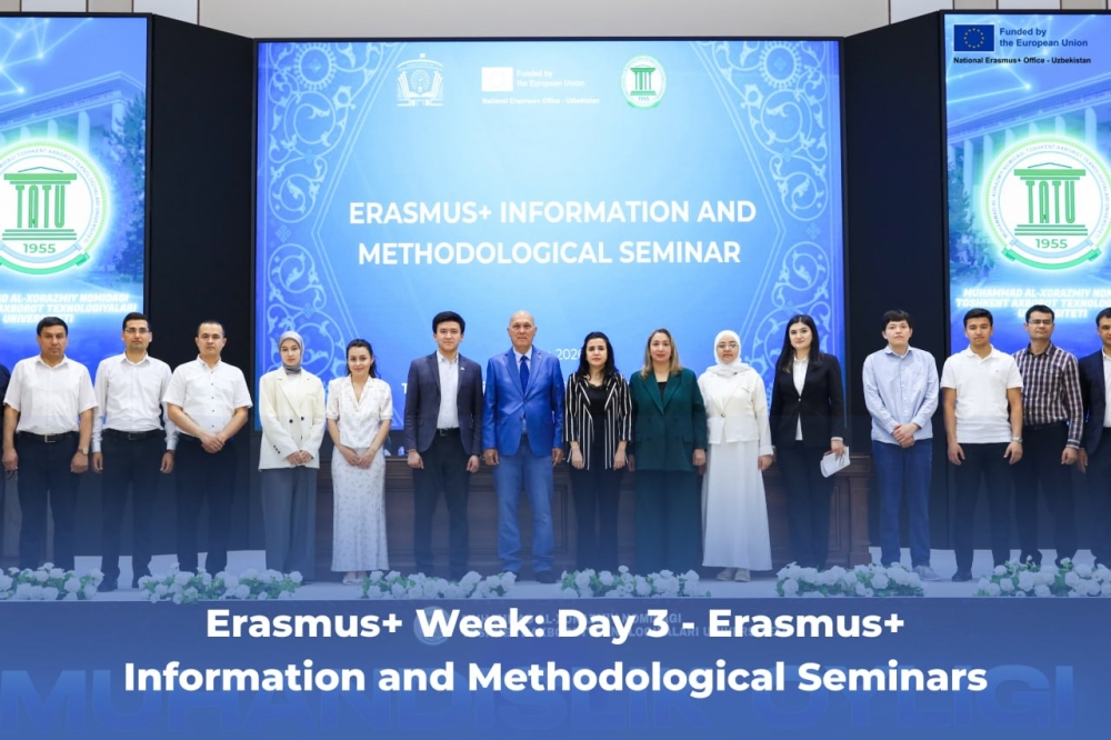 Erasmus+ Week 2026 was held at the Tashkent University of Information Technologies named after Muhammad al-Khwarizmi!