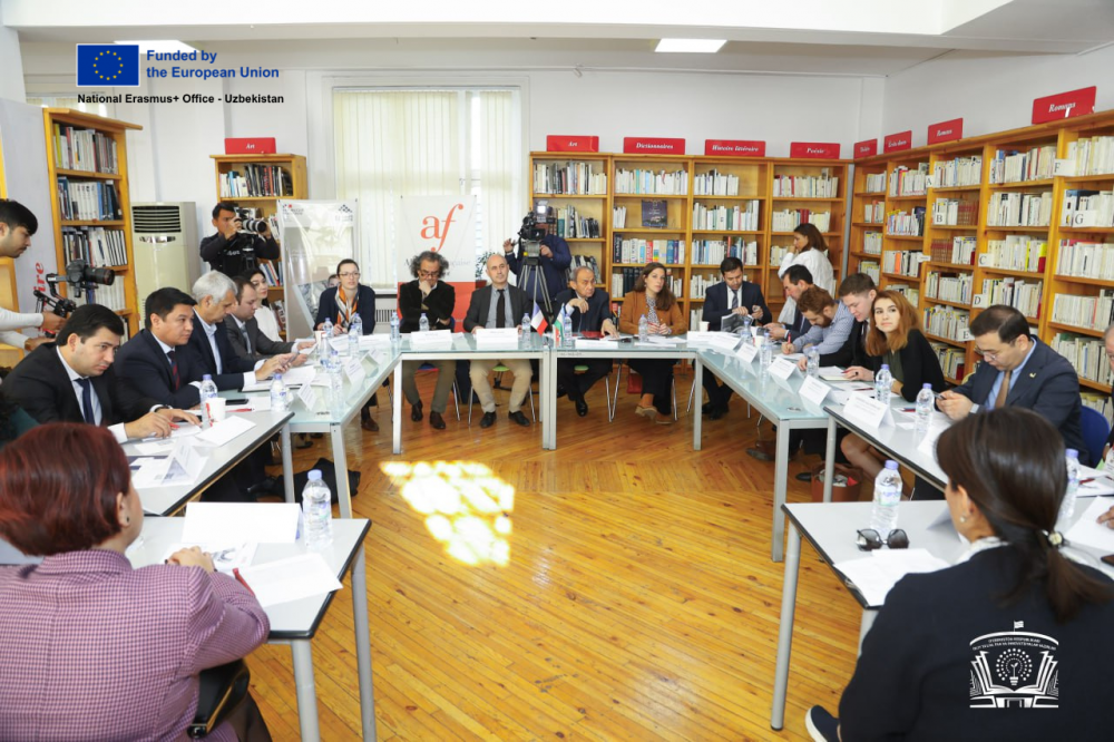 A round table was held between higher educational institutions of Uzbekistan and France
