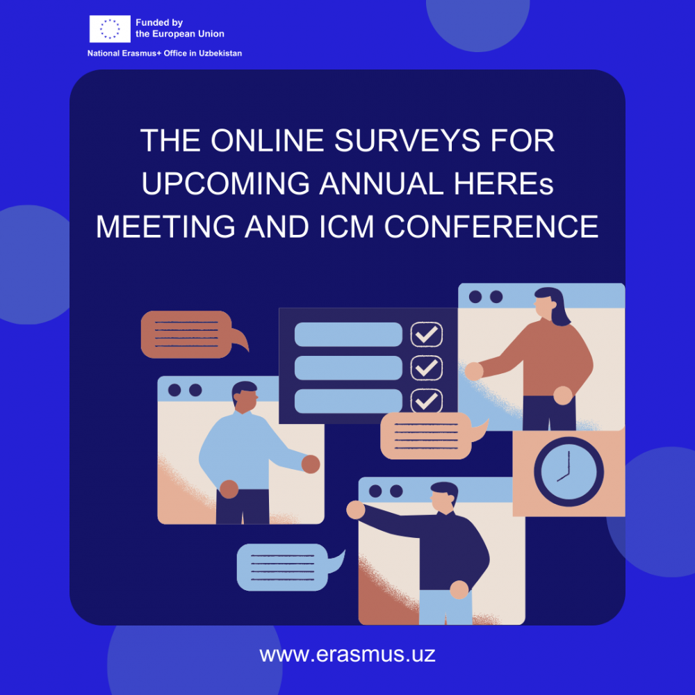 The surveys for upcoming Annual HEREs Meeting and ICM Conference