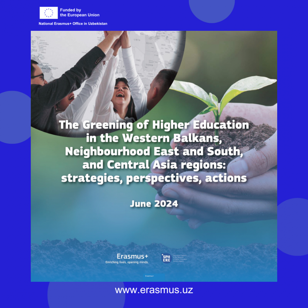 EU Publications: Greening Higher Education in the Western Balkans, Neighbourhood East and South, and Central Asia Regions