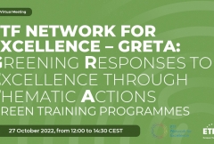 GRETA Webinar on Green Training Programmes