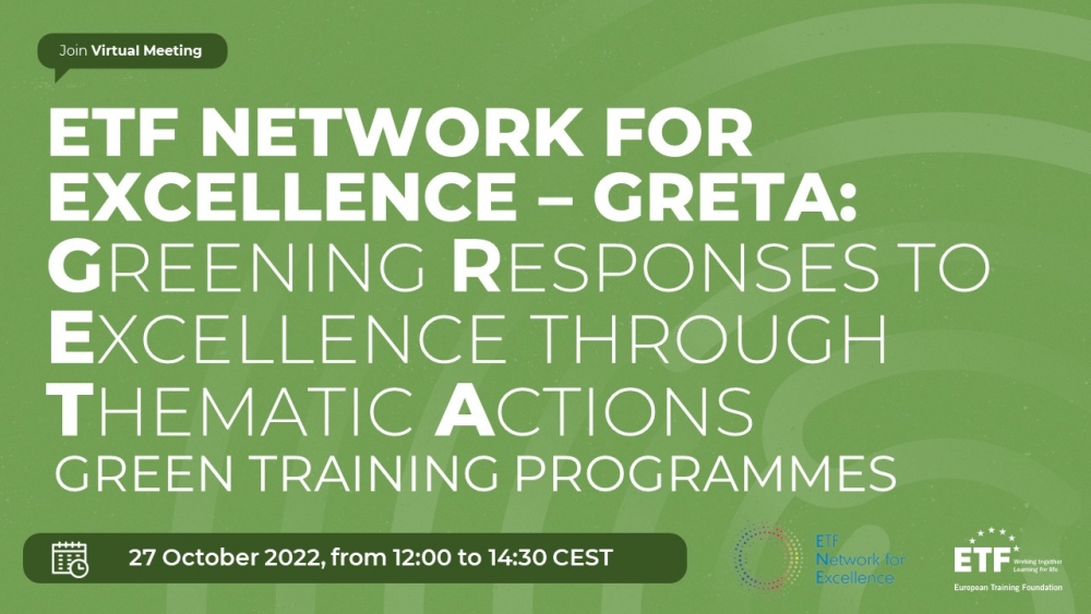 GRETA Webinar on Green Training Programmes