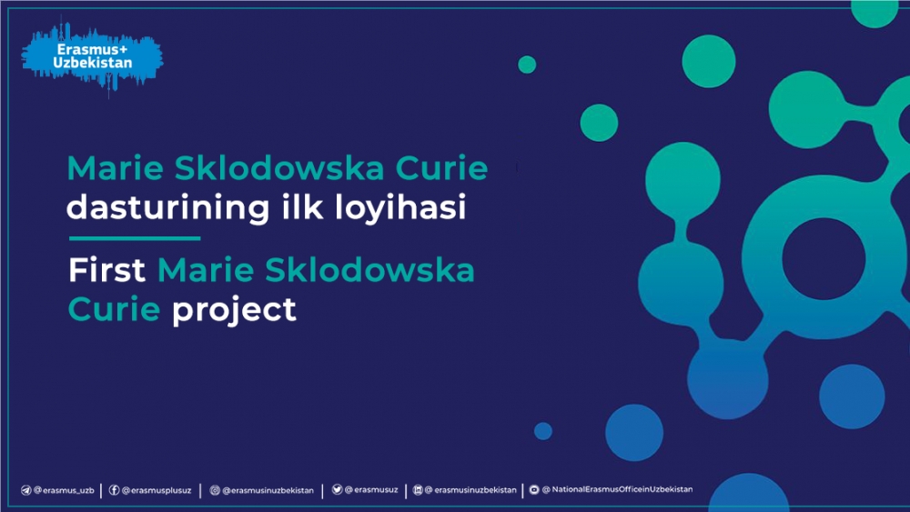 First Marie Sklodowska Curie project 