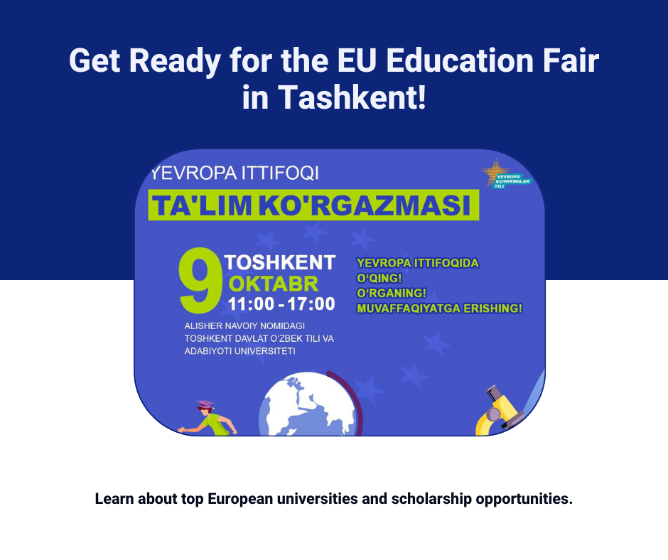 Agenda for European Union Education Fair - 2023 in Tashkent