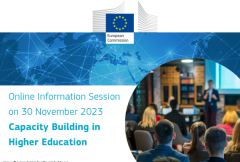 Online info session: Erasmus+ programme - Capacity Building in Higher Education
