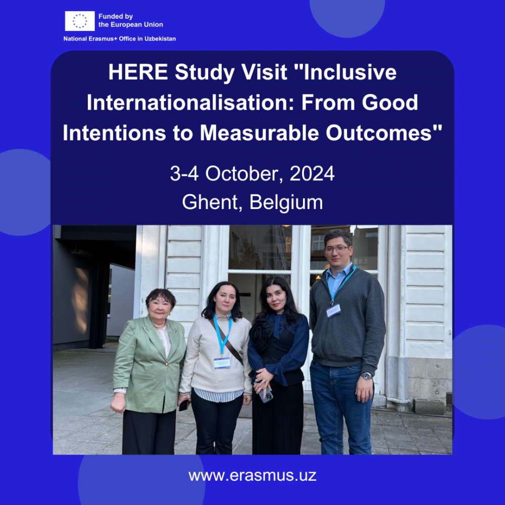 HERE Study Visit: "Inclusive internationalisation: from good intentions to measurable outcomes" in Ghent, Belgium