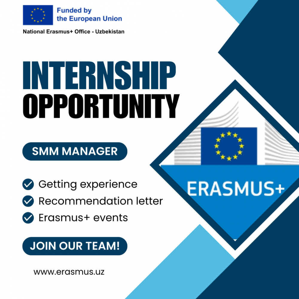 Internship for the SMM Manager Position at the National Erasmus+ Office