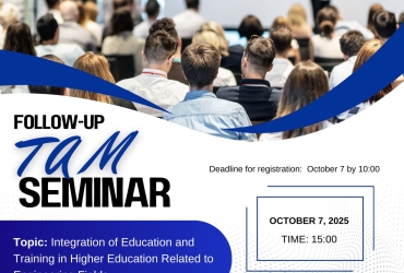 Follow-up TAM Seminar on “Integration of Higher Education and Professional Training in Engineering Fields”