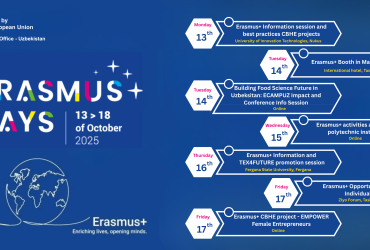 Xalqaro Erasmus+ kunlari boshlandi!