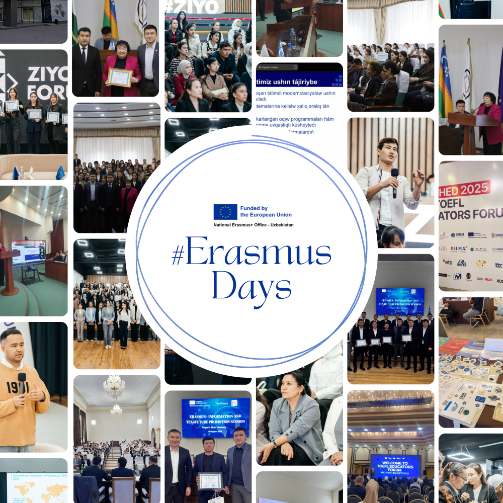 Erasmus+ Days 2025 O'zbekistonda!