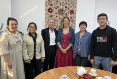 Erasmus+  ICM partners from France  in Tashkent 