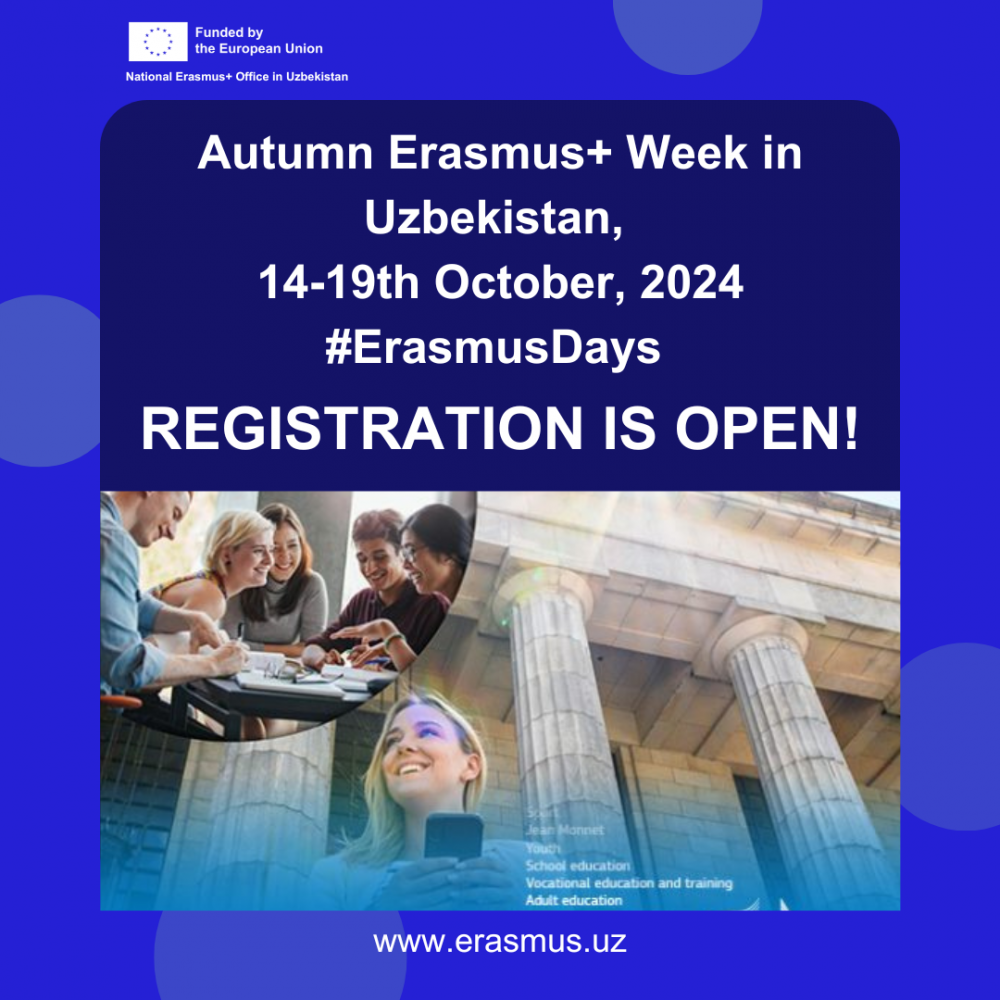 Autumn Erasmus+ week in 2024