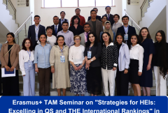 Erasmus+ Regional TAM Seminar on "Strategies for HEIs: Excelling in QS and THE International Rankings" 